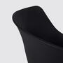 2x Garden chair plastic black 4