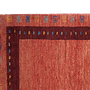 Gabbeh Teppich Wolle Rot 1