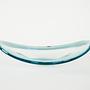 Crystal plate Turquoise Transparent 1960s 3