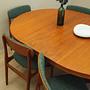 6x Dining chairs teak 1960s 2