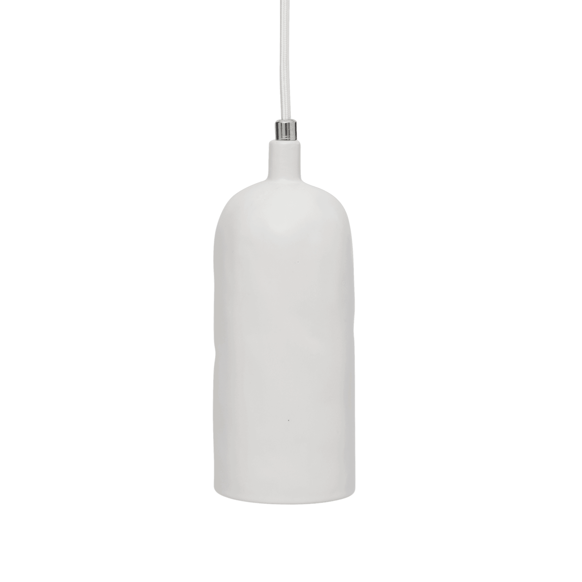 Tiny pendant lamp ceramic white 1