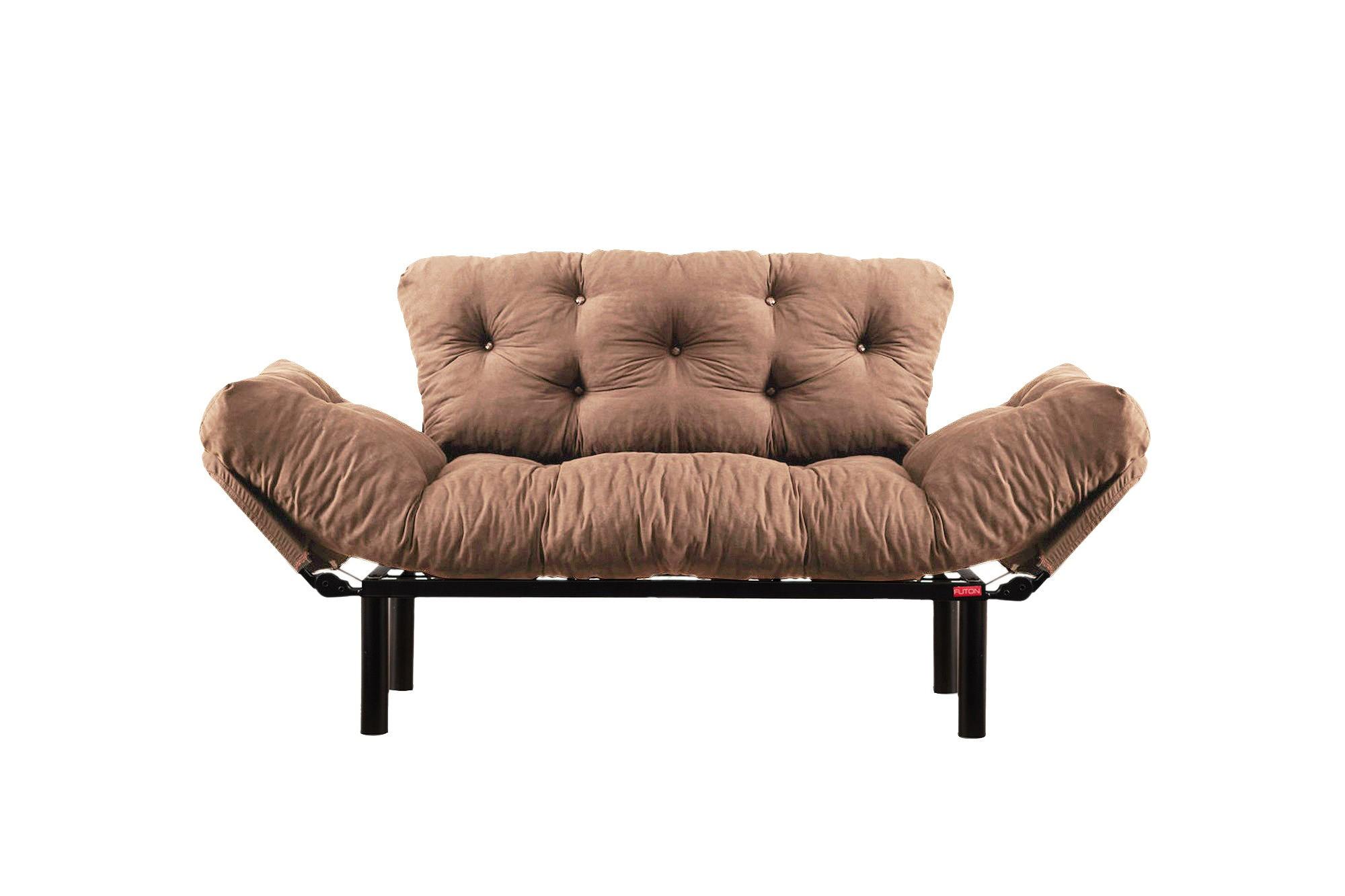 Nitta Sofa Bed 2-Seater Light Brown 7