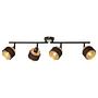 4-light ceiling light Grove iron mixed fabric 0