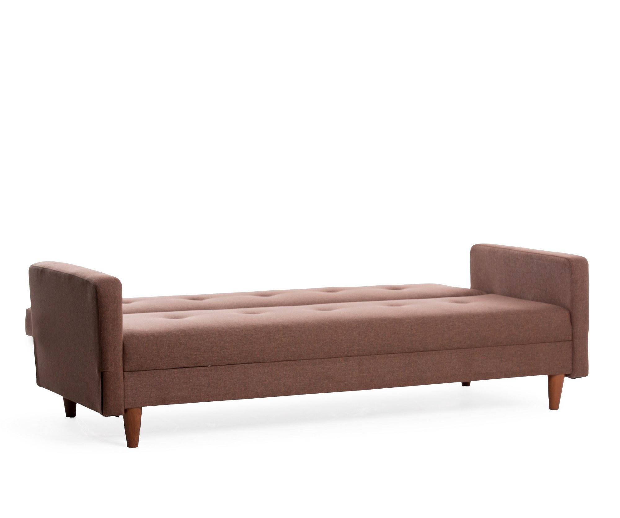 Hiko Sofa bed 3-seater Brown 5