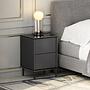 Imaj Nightstand Wood Veneer Anthracite 3