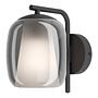 Ciampino Wall Lamp Smoked Glass Steel 1-Light 0