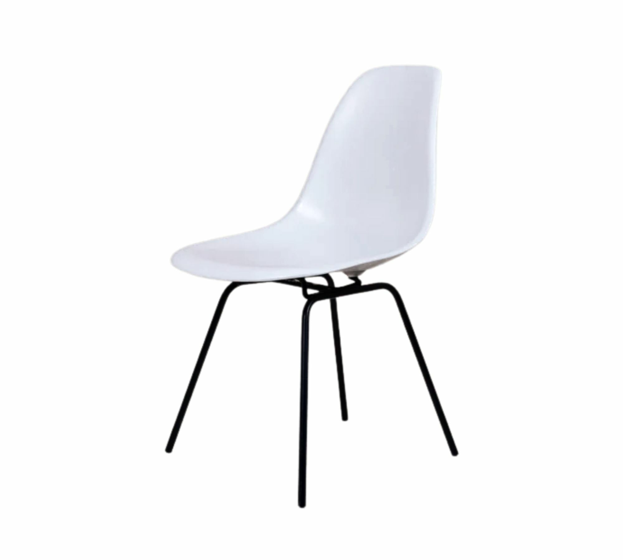 Eames DSS Plastic Side Chair DS Weiß 1