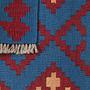 Kilim Gashgai Teppich Blau 4