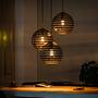 Pendant lamp Metal Black 1