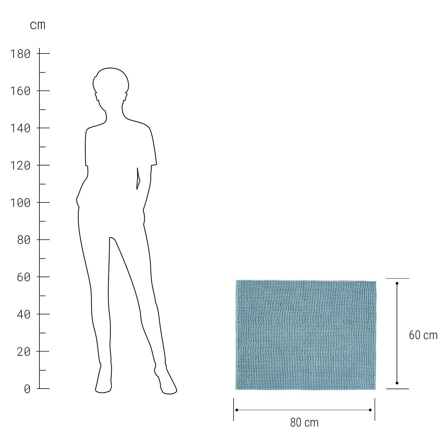 Badematte POPEYE Polyester Hellblau 1