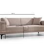 Horizon 3-seater sofa light brown 9