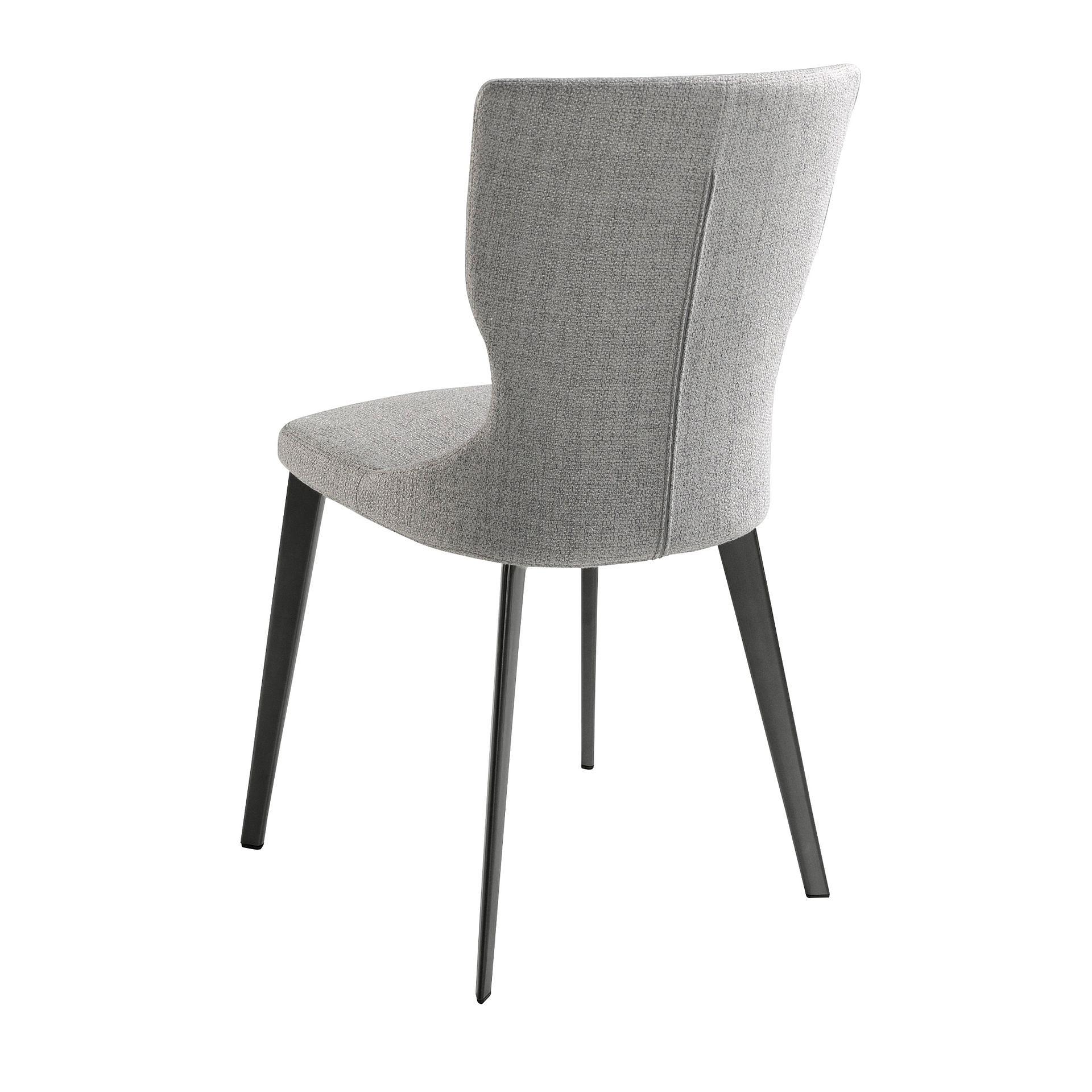 Esszimmerstuhl Textil Grau 6