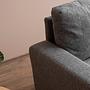 Lungo Sofa 2-Sitzer Hellgrau 5