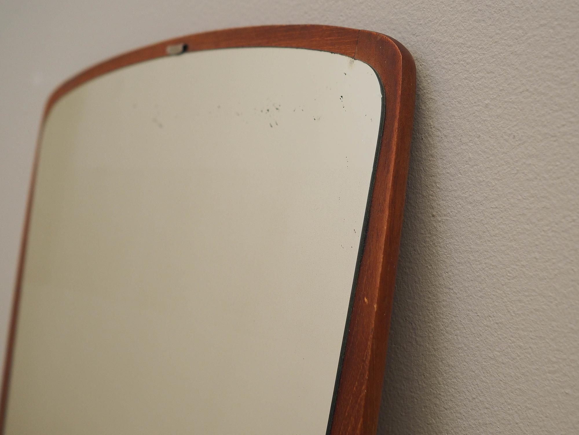 Mirrors in teak frame 1970s 8