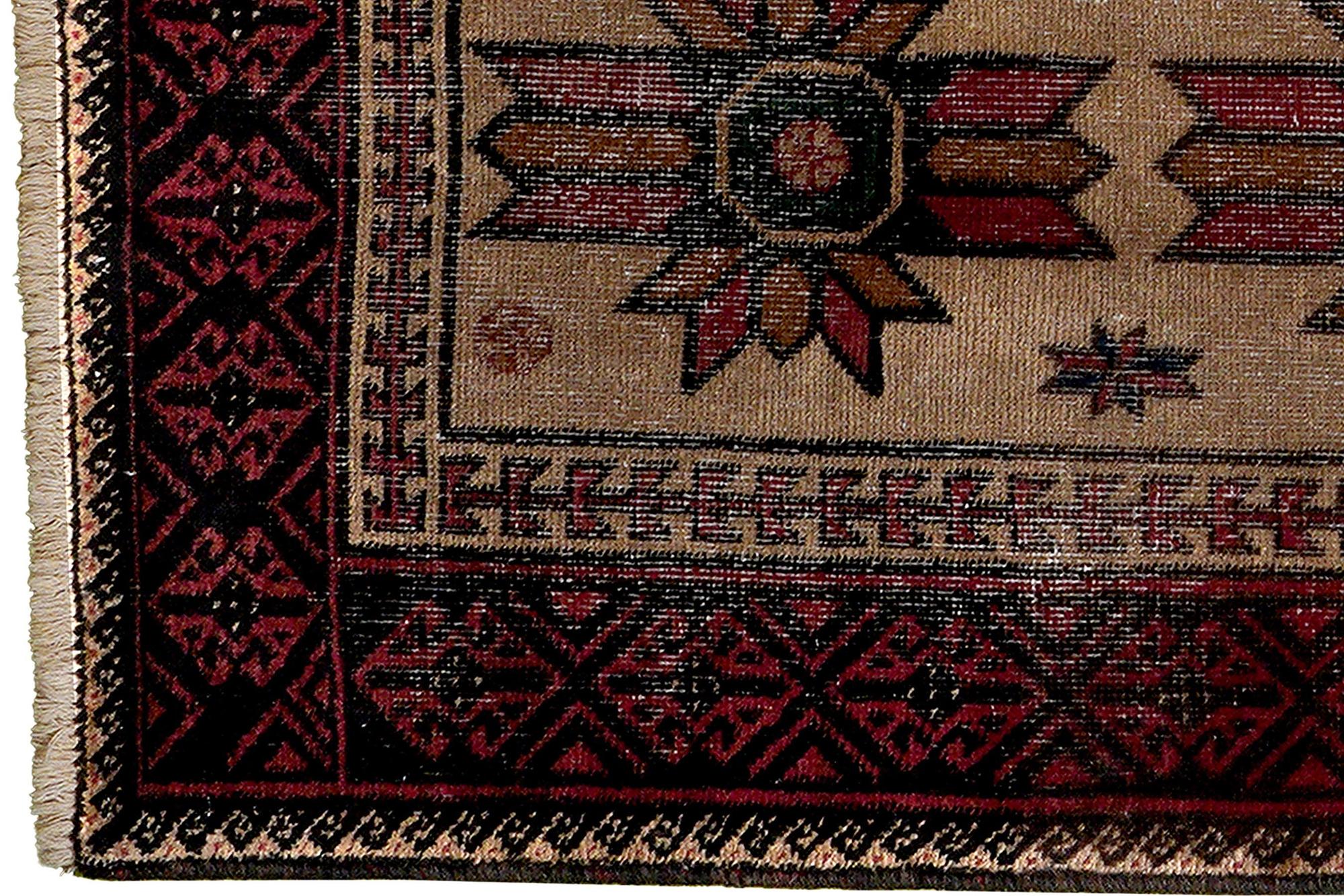 Heritage Yasmin Teppich Wolle Braun 1