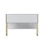 Luxe Sideboard Holz Gold Weiß 6