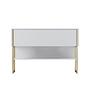Luxe Sideboard Holzfurnier Gold Weiß 6