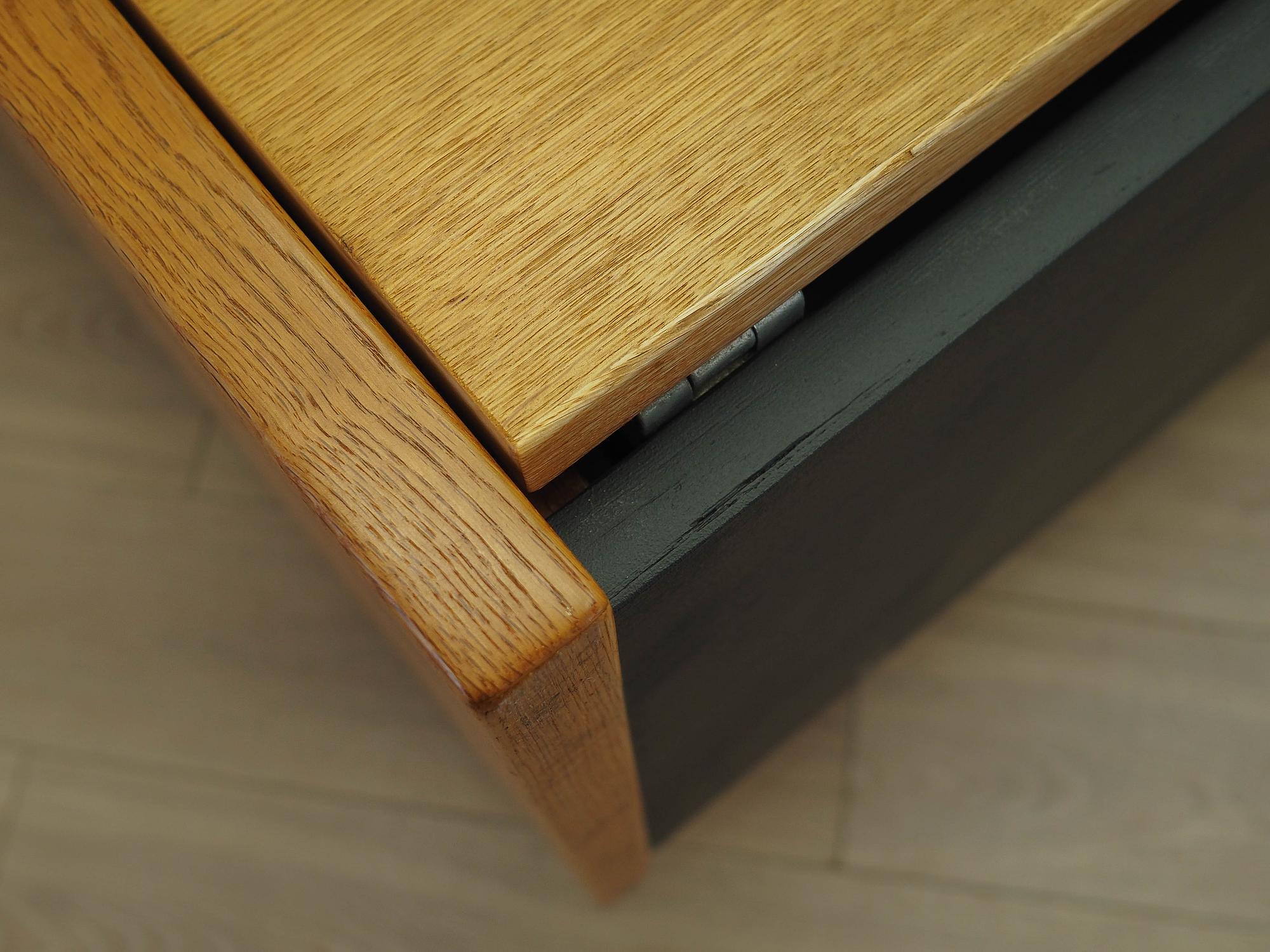 Eichensofa Weiß Braun 1960er Jahre 6