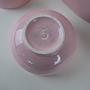 Ceramic bowl set Pink 1990s 6