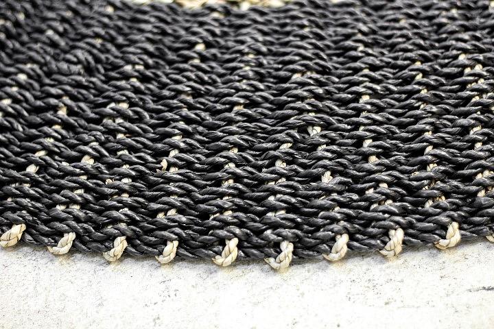 Malibu Teppich Raffia Seegras ø120cm 3
