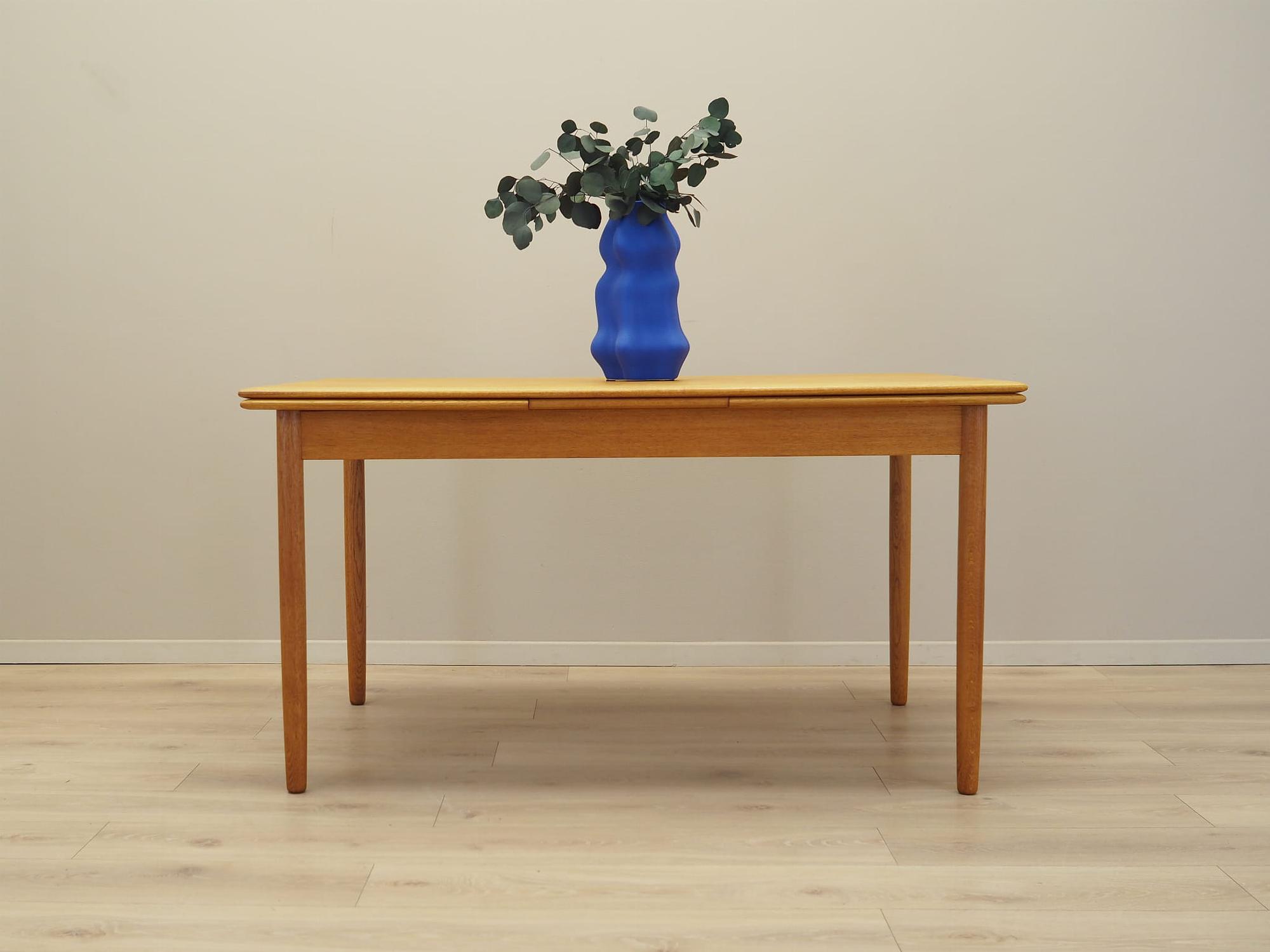 Dining table ash wood 1970s 1