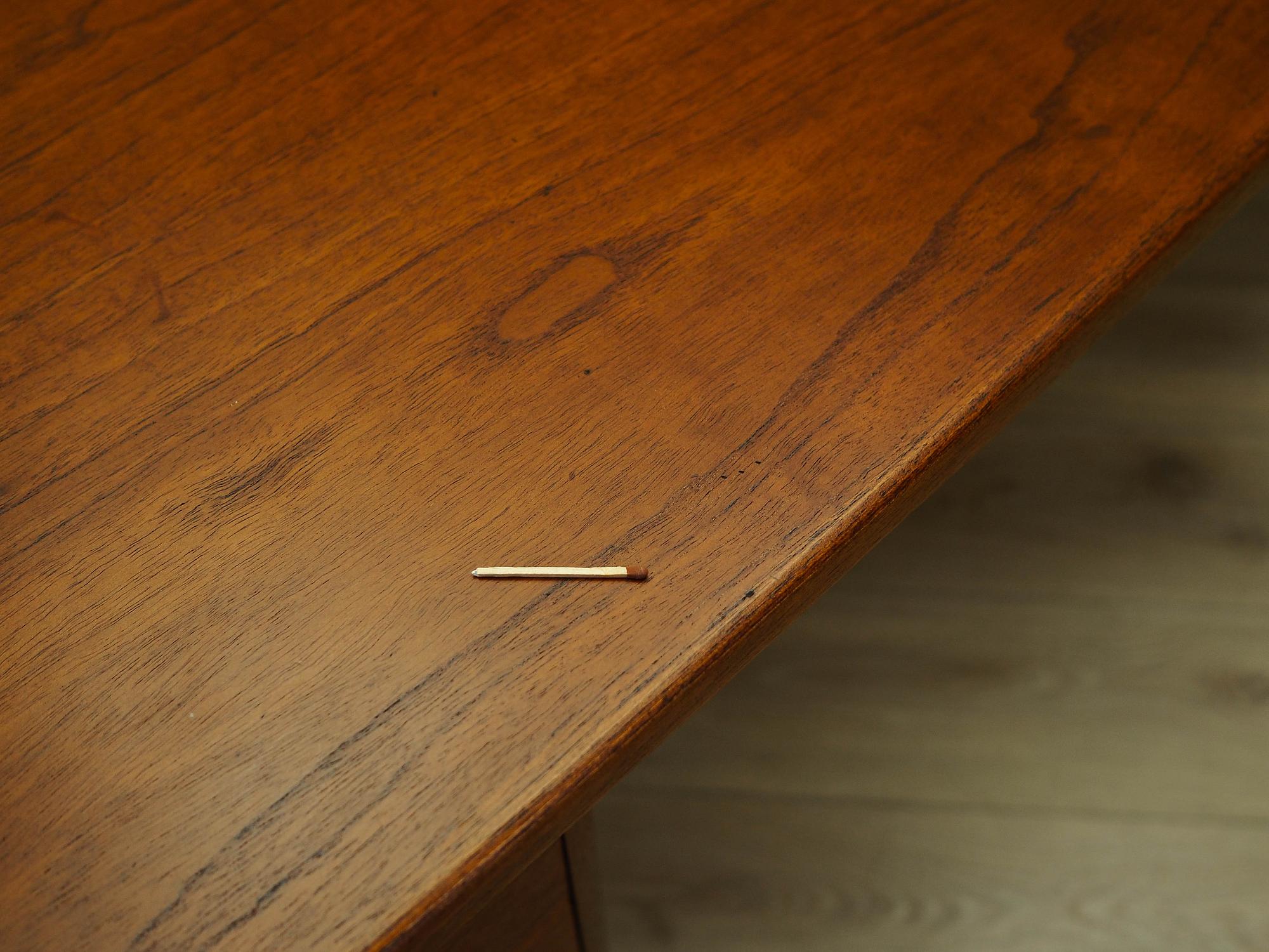 Schreibtisch Teakholz Braun 60er Jahre 11