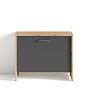Garderobenbank Edgeworth Eiche Artisan Dekor Anthrazit 3