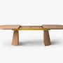 Mana Extendable Dining Table 8-Seater Wood-based Material Natural Oak 210/300x105x76 cm 4