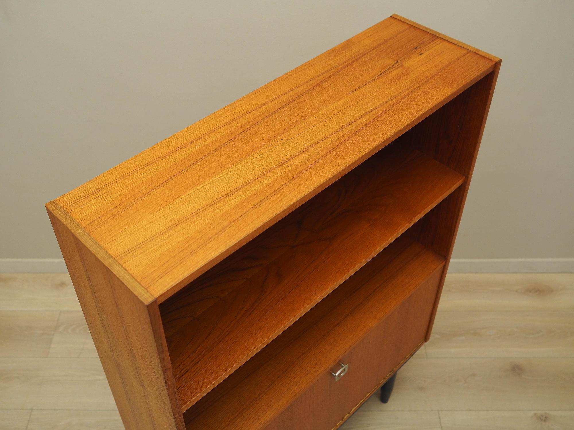 Teak bookcase Brown 1960s 5