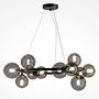 Pendant light Dallas Type H 11-light smoked glass mixed metal 3