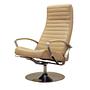 Armchair Leather Light Brown 1970s 0