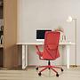 VERVIO Bürostuhl Netzstoff Rot 4