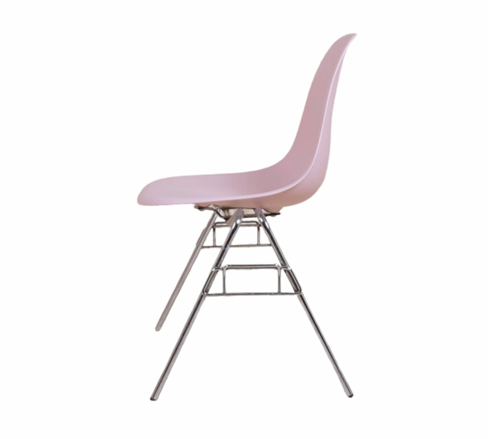 Eames DSS Plastic Side Chair Zartrosé 1