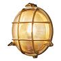 1-Flammig Wandleuchte Polperro Klarglas Messing 1