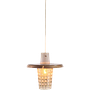 Hängelampe Kupfer Glas 0