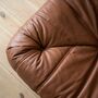 Togo Ecksofa Glattleder Folk Brown 7