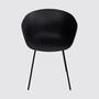 2x Garden chair plastic black 1