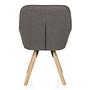 Scandi Soft Dining Chair Swivel Dark Grey 9