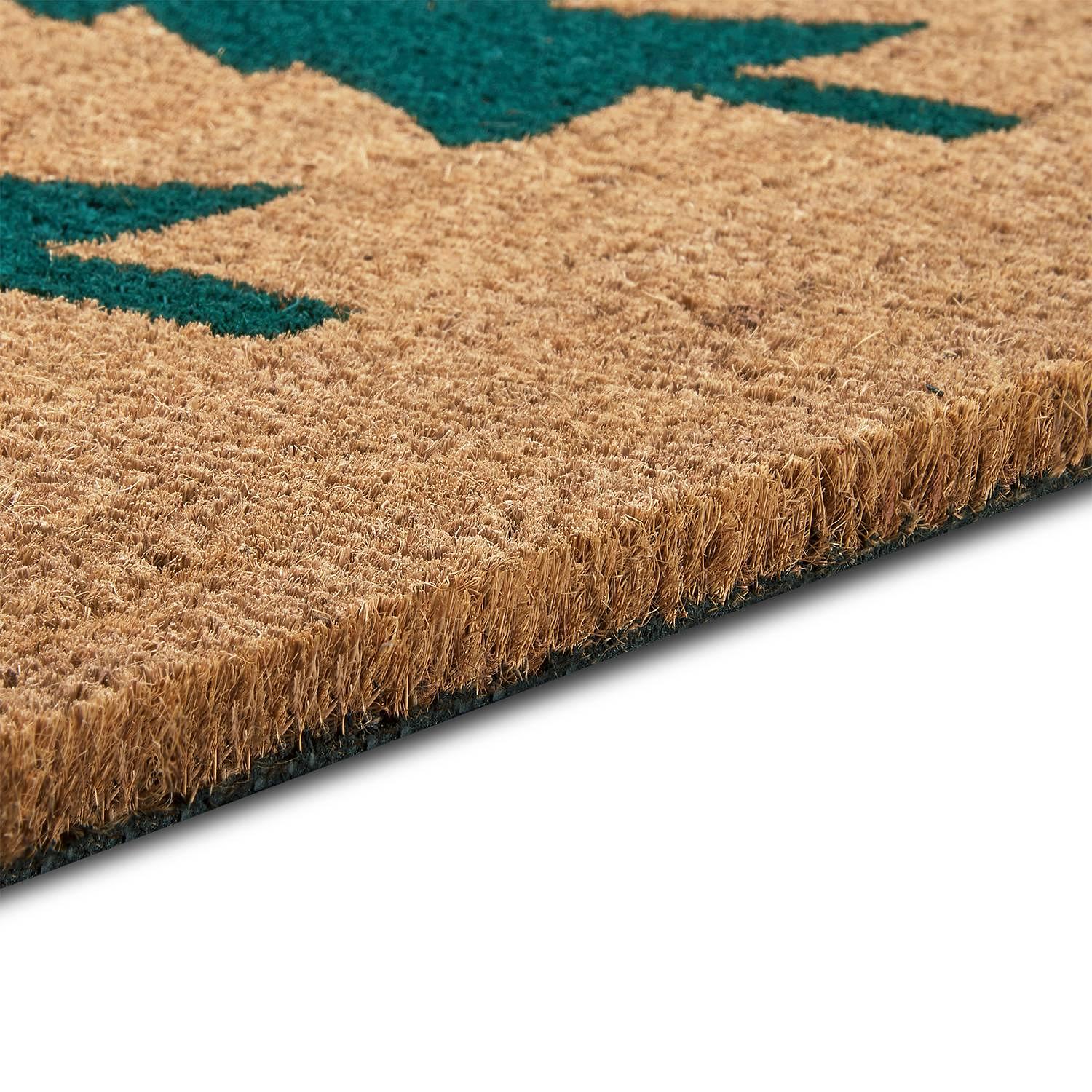 Green Pine Fußmatte Beige Grün 4