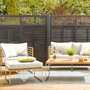 Gartensessel Teakholz Massiv Hellgrau 4