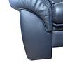 Vintage Sessel Leder Dunkelblau 4