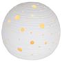 Jazz Moon Table Lamp Porcelain Cotton White 0