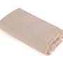 Sofadecke Recycelte Baumwolle Beige 3