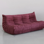 Togo Sofa 3-Sitzer Textil Fuchsia 2