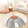 Tappeto per bambini Arco Boho Multicolore Ø120cm 1
