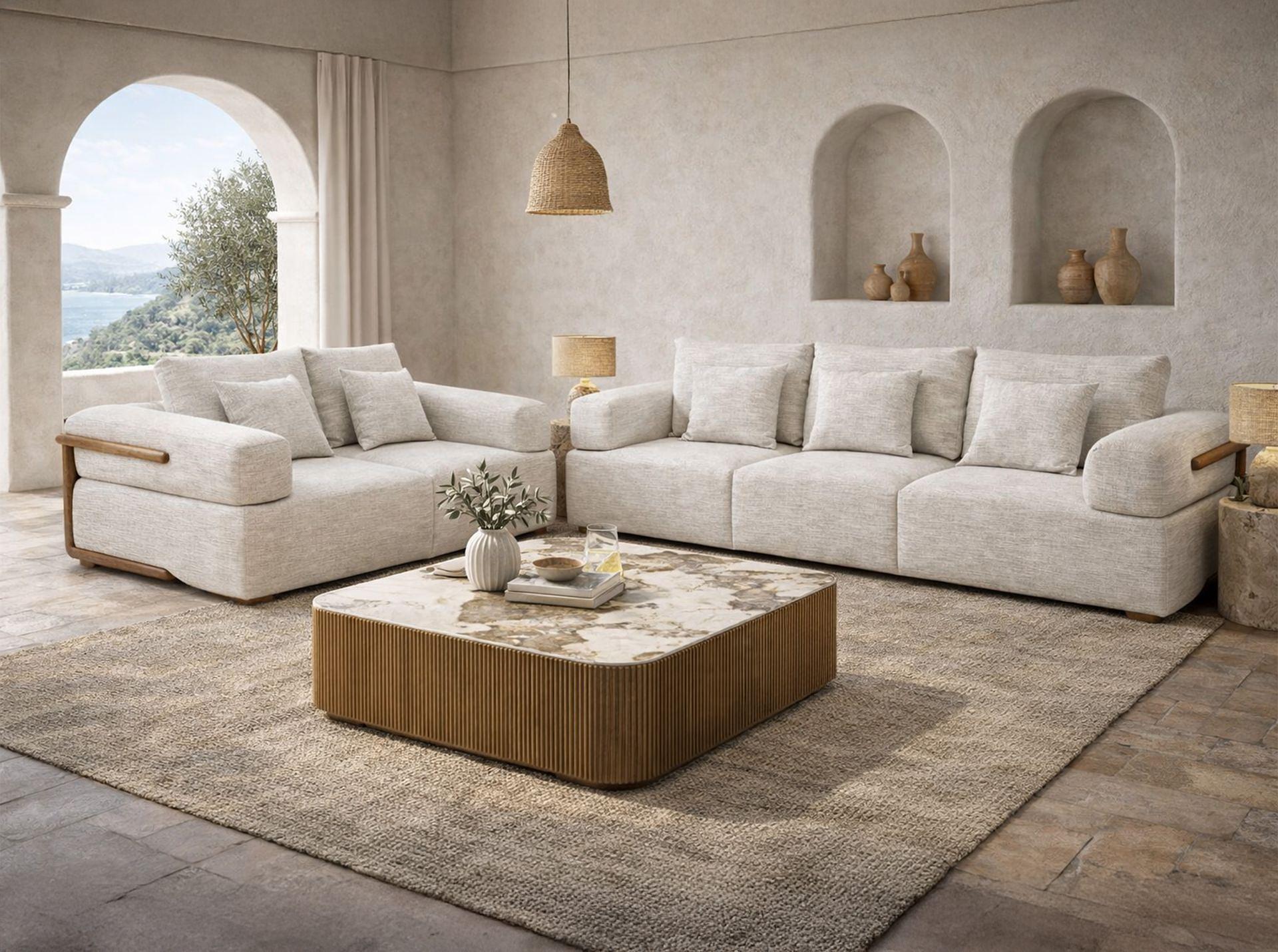 Sofa 6279 2-seater Cream 3