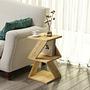 Albeni Side Table Wood Veneer Sapphire 1