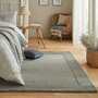 Rug Carpet Wool Grey 200 x 290 cm 0