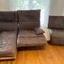 Edit Free Motion Sofa 3-Sitzer Leder Holz Braun 2