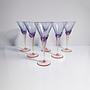 6x Vintage Weinglas 1980er Jahre 0